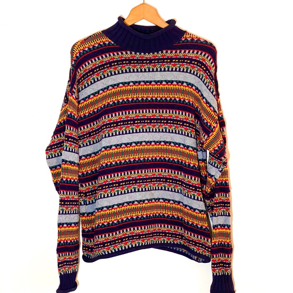 Vintage 80s Roll Neck Sweater Liz (Claiborne) & Co